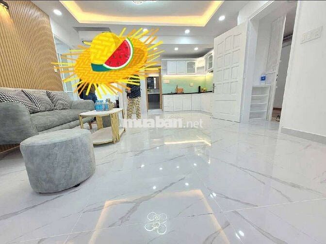 Chung cư Miếu Nổi, sát quận 1, 64m2, 4.35 tỉ TL, full nội thất đẹp.