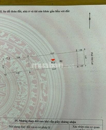 Bán nhà mặt phố Yên Lạc, phường Vĩnh Tuy, thoáng trước sau, ngõ thông.