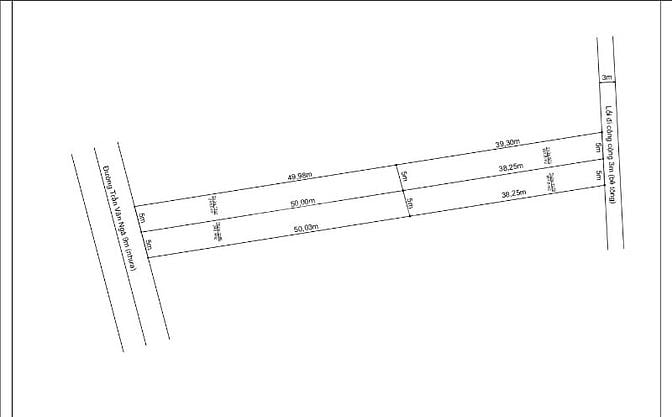 Bán đất lô đất thổ cư 877,9m2 mặt tiền Nguyễn Trần Văn Ngà, TP.Tân An