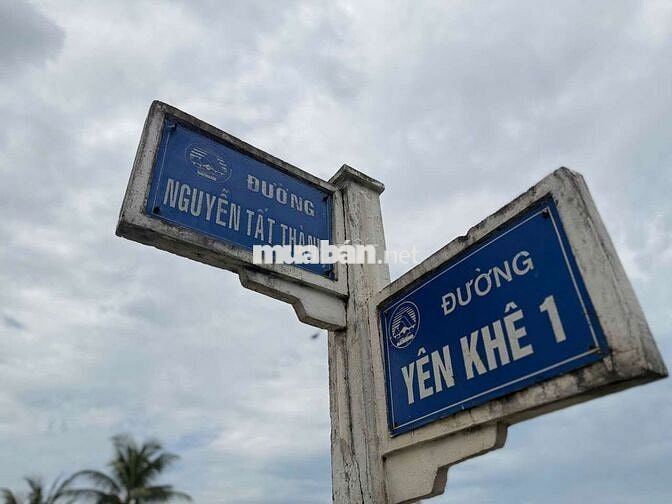 Bán lô góc 2 mặt tiền Nguyễn Tất Thành & Yên Khê 1,view trực diện biển