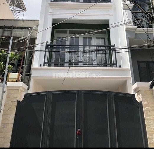 Bán nhà 1 trệt 3 lầu mới xây. 5/121/24 Nơ Trang Long, P7.Q.BT