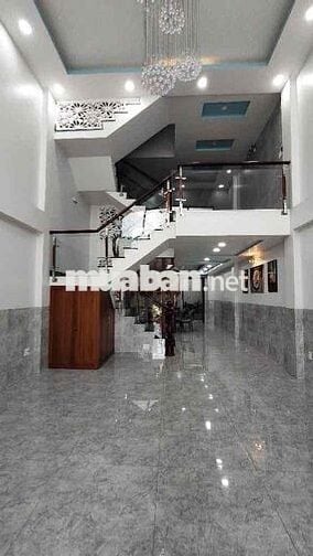 Nhà mới xây 3 tầng Tân Kỳ Tân Quý, đường 14m, chỉ 5T95
