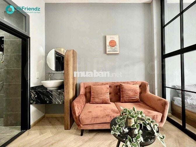 STUDIO BAN CÔNG XA BẾP NGAY LÊ VĂN SỸ TONE TRẦM CỰC SANG MỚI TINH