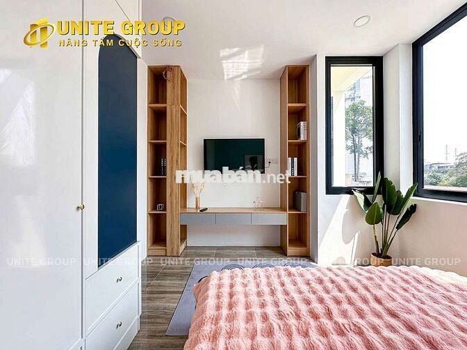 CHDV full nội thất – có bãi đậu ô tô riêng - gần Vòng xoay Lăng Cha Cả