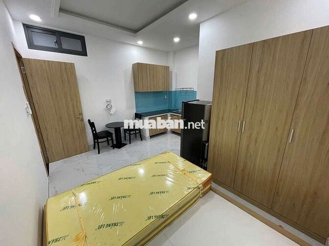 CHO THUÊ PHÒNG STUDIO MẶT TIỀN NGUYỄN VĂN KHỐI ĐẦY ĐỦ NỘI THẤT
