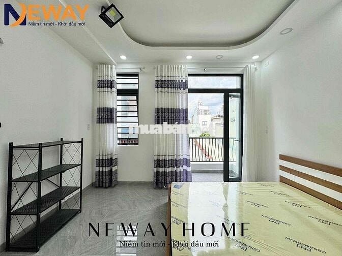 STUDIO MỚI XÂY NGAY LÊ VĂN QUỚI_BAN CÔNG_CỬA SỔ_SẴN NỘI THẤT_GẦN AEON