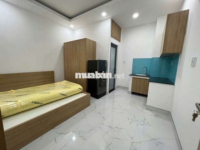 CHO THUÊ PHÒNG STUDIO MẶT TIỀN NGUYỄN VĂN KHỐI ĐẦY ĐỦ NỘI THẤT