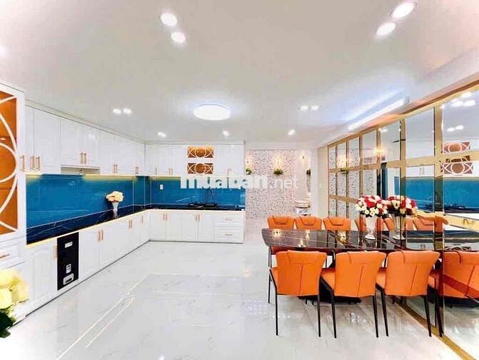 BÁN NHÀ HUỲNH TẤN PHÁT 5 TẦNG HẺM XEHƠI 6M FULL NỘI THẤT CAO CẤP 8.9T