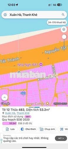 bán đất tặng nhà cấp 4 kiệt hà khê 53m gần đường chính