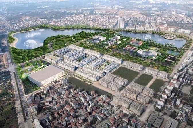 Liền kêt Metro Politans Gia Lâm 5 tầng vỉa hè dt 85m2 mt 6m 1x tỷ