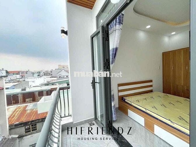 CĂN HỘ DỊCH VỤ FULL NỘI THẤT NGAY NGÃ TƯ BỐN XÃ