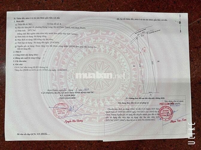 2 lô mặt tiền đẹp nhất Huỳnh Văn Bánh, thị trấn Chơn Thành, Bình Phước