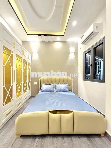 NHÀ 3 TẦNG NỘI THẤT MỚI HẺM XE HƠI QUAY ĐẦU
