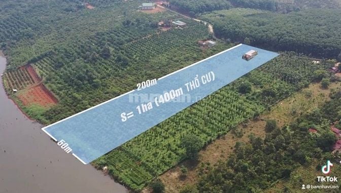 Bán lô đất View hồ có 400m thổ cư, tổng diện tích 8800m2