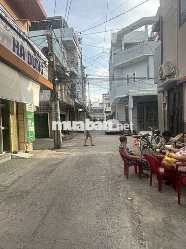 Nhà 2 mặt tiền,1TRỆT 1LẦU, 50m2, 2 phòng ngủ, WC,Vạn Hạnh, Hóc Môn,SHR