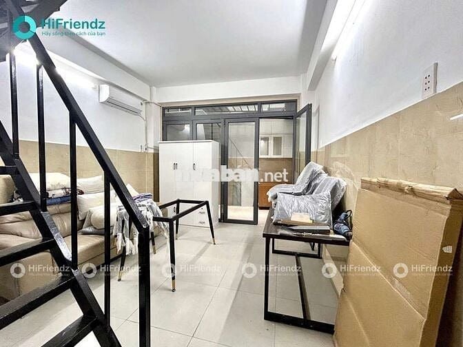 Cho thuê căn hộ 1 trệt 1 lửng hơn 40m2 đầy đủ nội thất gần Lotte Mart