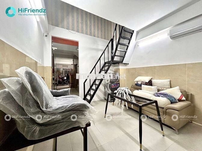 Cho thuê căn hộ 1 trệt 1 lửng hơn 40m2 đầy đủ nội thất gần Lotte Mart