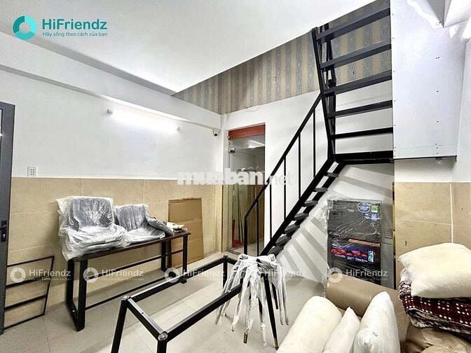 Cho thuê căn hộ 1 trệt 1 lửng hơn 40m2 đầy đủ nội thất gần Lotte Mart