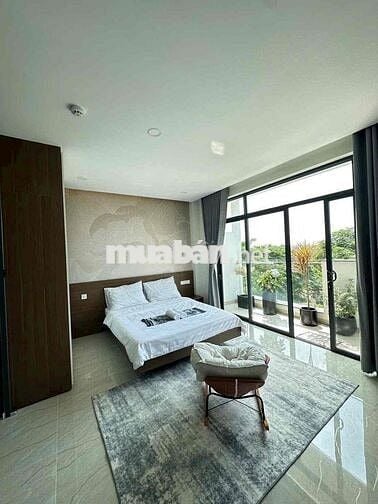 🔥Thuê ngay phòng 40m2, Bancol lớn , Full nội thất , Ngay Nơ Trang Long