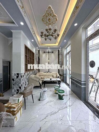 Nhà 2 lầu mới hoàn thiện hẻm tổ 7B sau Đa Khoa Trung Ương