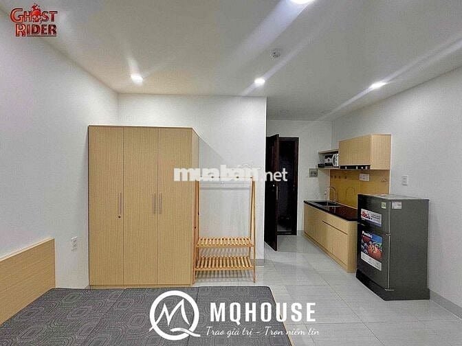💥Cho Thuê CH 1PN Mới Xây- Thang máy,Hầm xe,Bảo vệ - Gần Hàng Xanh💥