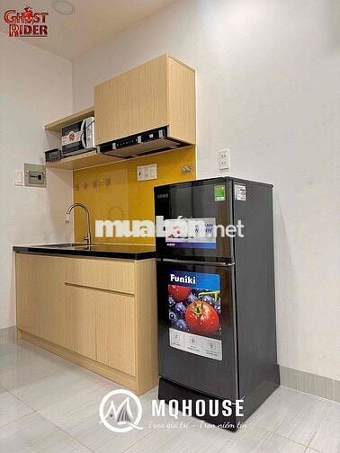 💥Cho Thuê CH 1PN Mới Xây- Thang máy,Hầm xe,Bảo vệ - Gần Hàng Xanh💥