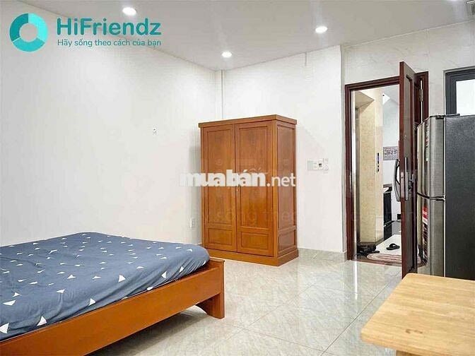 CHO THUÊ PHÒNG STUDIO FULL NỘI THẤT BAN CÔNG SAU GẦN ĐẠI HỌC VĂN LANG