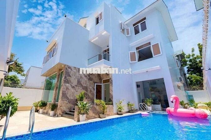 Cho thuê villa hồ bơi 9PN full nội thất ở hoặc kinh doanh homestay