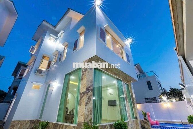 Cho thuê villa hồ bơi 9PN full nội thất ở hoặc kinh doanh homestay