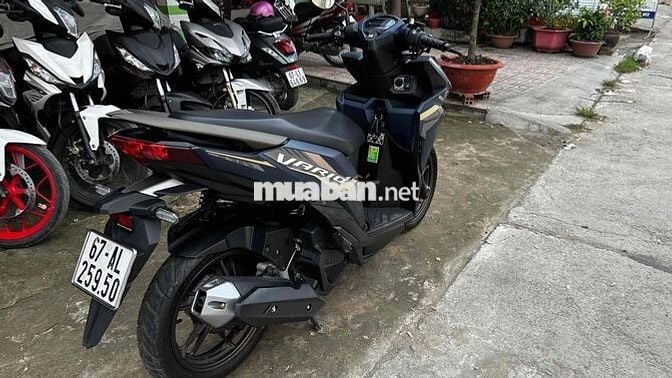 Honda Vario 125 xanh nhám 2024 ( hỗ trợ góp )