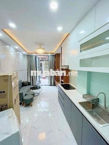 (#6639) - NHÀ MỚI 4 TẦNG TẠI HOÀNG DIỆU Q4 - KHU DC HIỆN HỮU KHÔNG QH