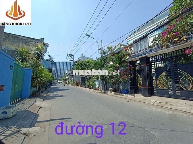 Lô đất đường 12 , Trường Thọ , hẻm xe hơi
