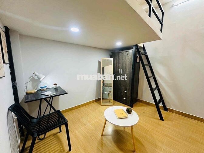 Phòng mini cho thuê - Có gác lửng, nội thất hiện đại, gần chợ Bà Chiểu