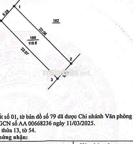Em cần bán lô đất tại Cổ đông, gần ngay quốc lộ 21A, giáp CNC Hoà Lạc