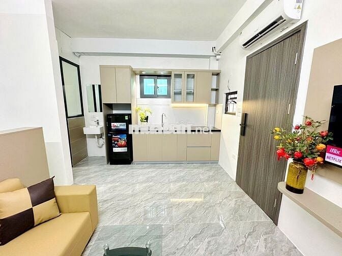 CHO THUÊ 1 PHÒNG NGỦ FULL NỘI THẤT 50M2 NGAY KIM MÃ