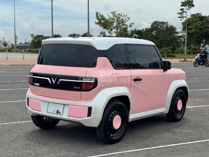 VinFast VF3 Hồng Pin Mua Đời 2025 full decal cực đẹp