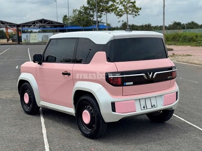VinFast VF3 Hồng Pin Mua Đời 2025 full decal cực đẹp