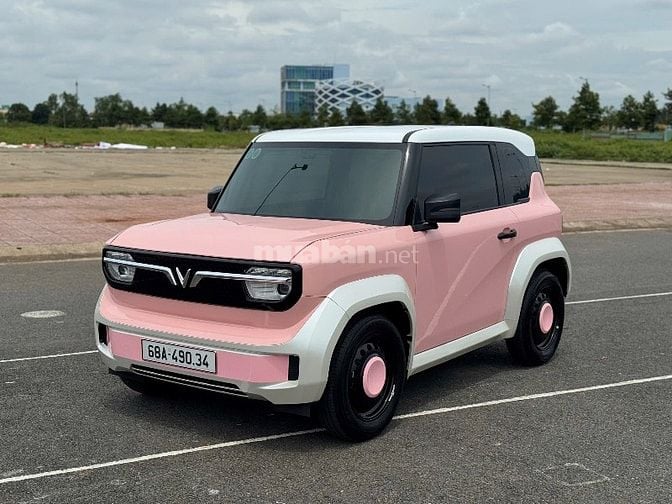 VinFast VF3 Hồng Pin Mua Đời 2025 full decal cực đẹp