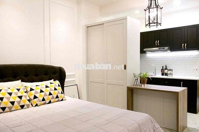 Cho thuê căn hộ Studio Ban công Q4 gần ĐH Luật, ĐH Nguyễn Tất Thành