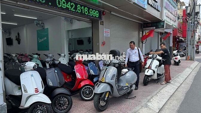 Vespa Sprint Xám Lambo chính chủ sang tên