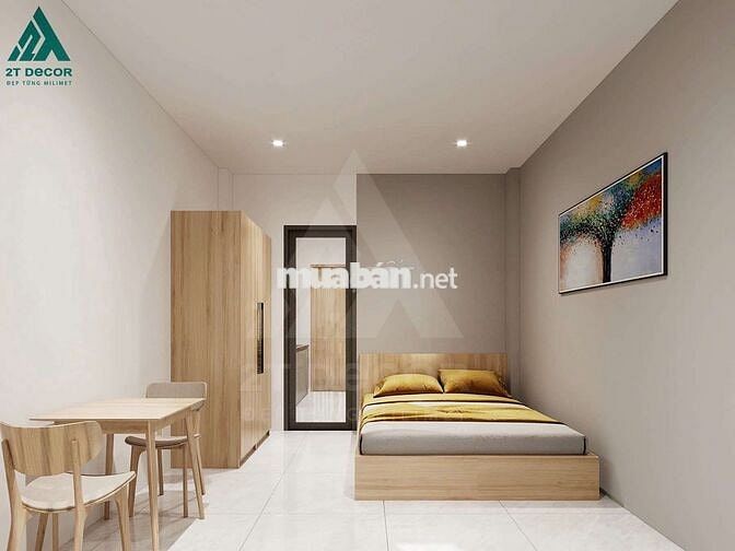 Căn hộ 1PN full nội thất mới xây – Thống Nhất Gò Vấp, gần CV Làng Hoa