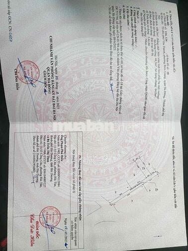 Chính chủ gửi bán lô đất gần sát nhà VH yên thành