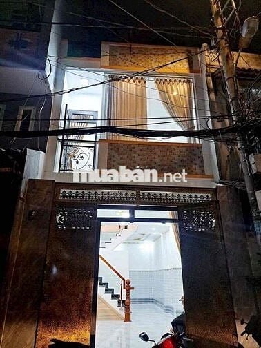Cần bán nhà mặt tiền đs 1, BHHA: 4x10 đúc 1 lầu, 3PN, 3WC