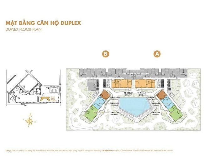 Bán Căn hộ Duplex tại Masteri Thảo Điền tháp T5 gồm 5 phòng ngủ 245m2