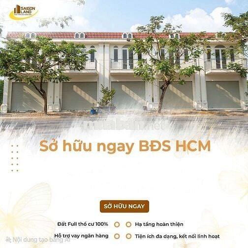Giảm 100 triệu Khu nhà ở Sài Gòn land Phường long nguyên TP HCM