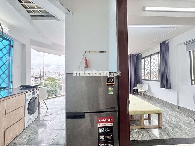 1PN-1WC-BAN CÔNG-TÁCH BẾP-FULL NỘI THẤT VIEW LANDMARK81 GẦN CẦU BÔNG