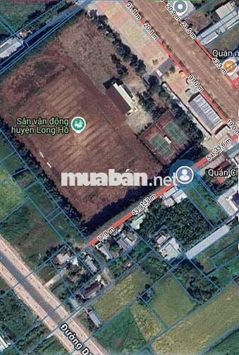 BÁN 1.059,8M ĐẤT MẶT TIỀN ĐƯỜNG DAL, XÃ LONG HỒ, TỈNH VĨNH LONG