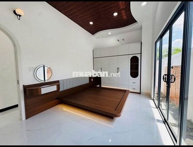 Nhà Sân Vườn 5m x 41m đường ô tô cách Trần Văn Hiển 50m