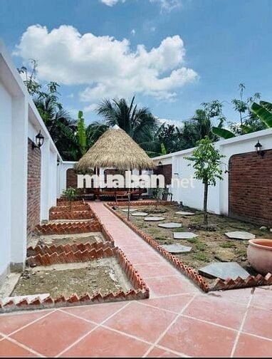 Nhà Sân Vườn 5m x 41m đường ô tô cách Trần Văn Hiển 50m