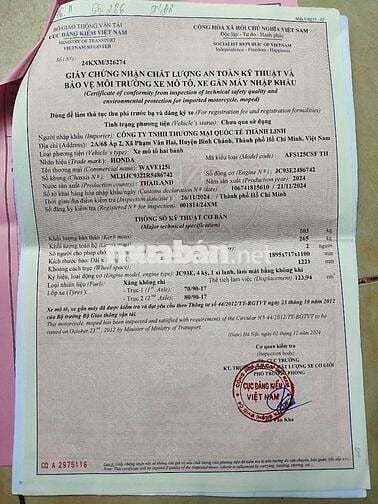 Cần Bán Wave 125i Thái Lan 2023 Chính Chủ